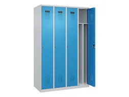 locker voor scheiding van kleding,HxBxD 1850x1200x500mm,4vak