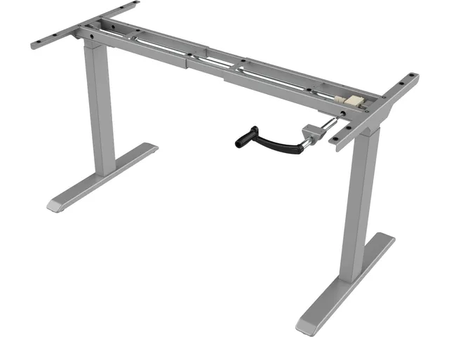 Verstelbaar Zit-Sta Bureau Frame Slinger Grijs 180Cm