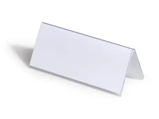Tafelnaambord Durable 8050 61x150mm transparant - 3