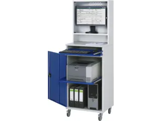 Computerkast 1770x650x520mm Uittreklade Voor Toetsenbord Monitorvak - 1