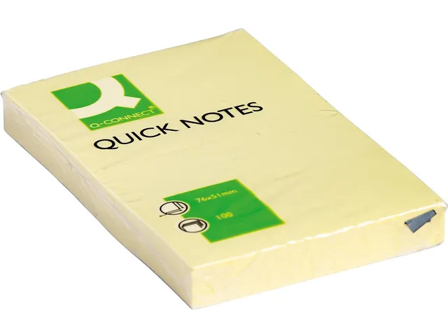 Quick Notes Memoblaadjes 51x76mm 100 Vel Geel