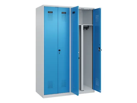 PBM-locker,HxBxD 1850x1200x500mm,4vak,vak B 300mm,draaigrendel