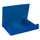 Elastomap met 3 kleppen glanskarton 600gm² - A2-Blauw