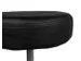 Tabouret kruk zwart standaard gasveer harde wielen