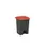 pedaalemmer,1x45l,HxBxD 600x398x410mm,romp PP grijs,deksel PP rood