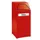 Afvalverzamelaar Vuurremmend 65 Liter 970X405X380Mm Binnenbak Rood