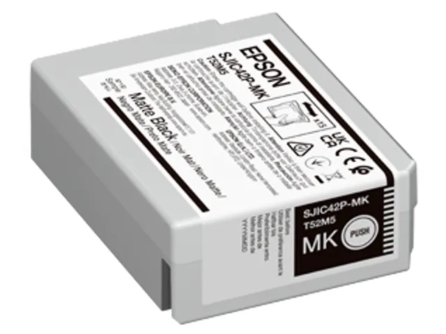 Epson SJIC42P-MK, Mat Zwart, 1 stuk(s), Enkele verpakking