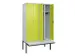 locker voor scheiding van kleding,HxBxD 2120x1200x815mm,4vak