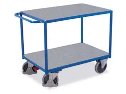Tafelwagen 500kg Laadvlak 1200x800mm 2 Etages Staalplaat