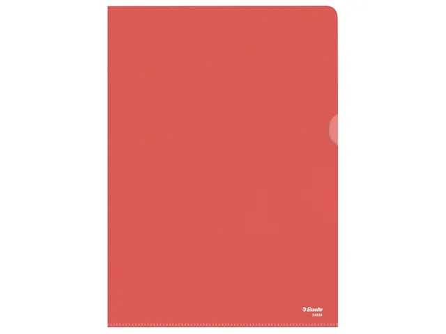 L-map Esselte Standaard A4 Pp Rood 0.11mm