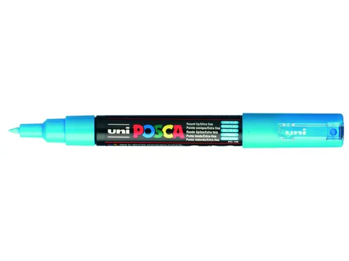Verfstift Posca PC1MC Extra Fijne punt 0,7-1,0mm lichtblauw