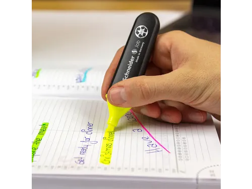 Markeerstift Schneider Job 150 Universeel Geel beitelpunt