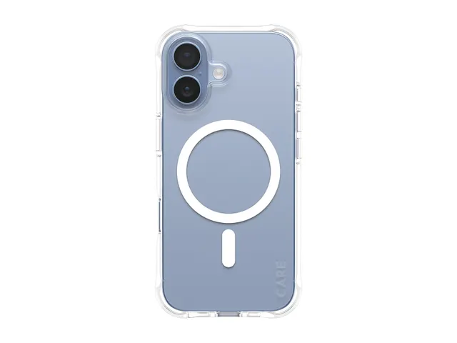 PanzerGlass CARE by Samba Case Transparent w. White MagSafe iPho