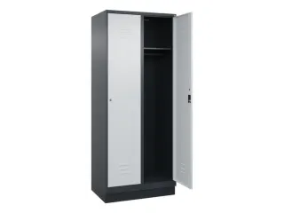 locker,HxBxD 1950x800x500mm,2vak,vak B 400mm,cil.-slot,sokkel - 2