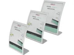 gebogen folderhouder ft A4