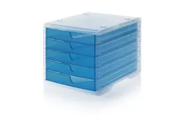 ladeblok,5xDIN C4,Tafelopstelling,HxBxD 255x270x340mm,Polystyreen