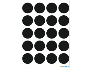 HERMA 1879 Multipurpose etiketten Rond 19mm Zwart 100 stuks - 2