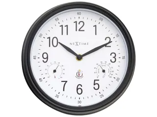 Buitenklok Nextime dia 23,5cm Jasmine met thermo- en hydrometer cijfer - 1