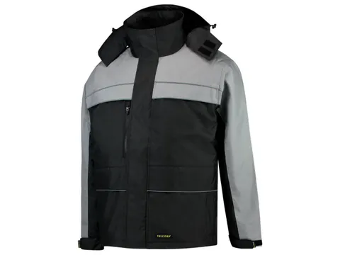 Tricorp 402003 parka, zwart/grijs, maat L, per stuk