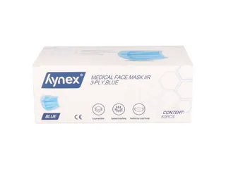 Mondmasker Hynex IIR 3-laags 50 stuks blauw - 7