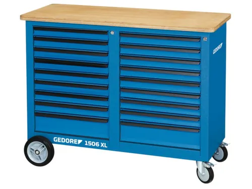 GEDORE 1506 XL 2810 Rolwerkbank 1,25m breed met 2x 9laden