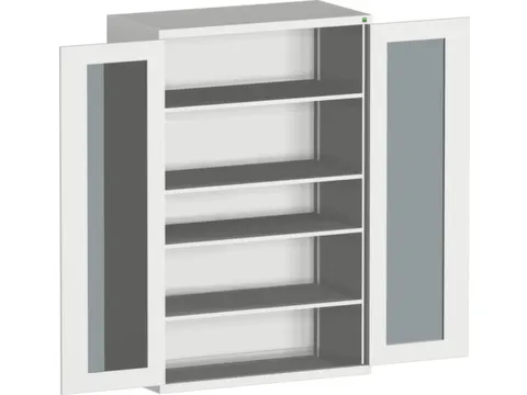 systeemkast,HxBxD 2000x1300x525mm,4xStalen bodem,5-punts sluitsysteem