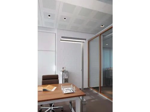 Vloerlamp MAUL Javal LED dimbaar hoog 195cm aluminium