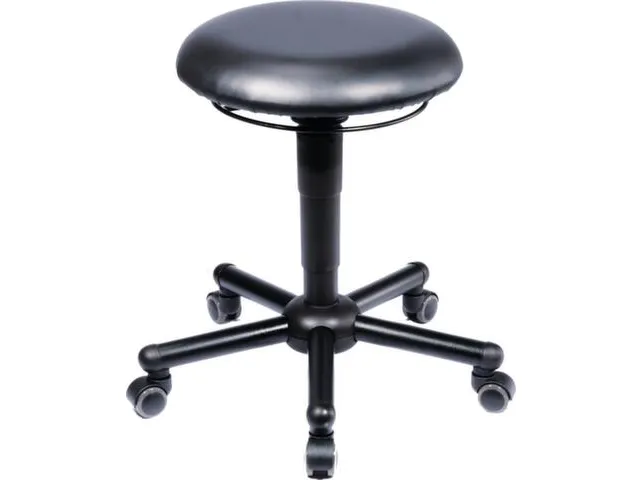 draaibare kruk,zitting HxØ 465-595x430mm,ronde zitting