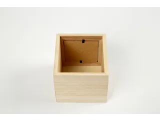 Pennenbakje met fotoframe Creativ Company 10x10x10cm hout - 5