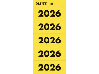 Rugetiket Leitz 2026 geel 100 stuks - 1