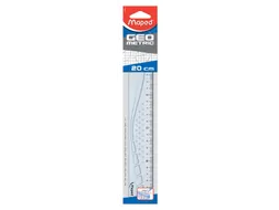 Liniaal Maped Geometric 20cm transparant