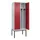 locker voor scheiding van kleding,HxBxD 2120x800x500mm,2vak