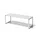bureau,HxBxD 740x2200x800mm,blad grijswit,sledeframe verkeerswit