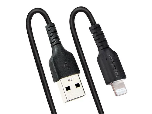 USB A naar Lightning Kabel 1 Meter Zwart, MFi Gecertificeerd, iPhone L