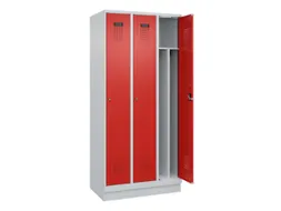 locker voor scheiding van kleding,HxBxD 1950x900x500mm,3vak