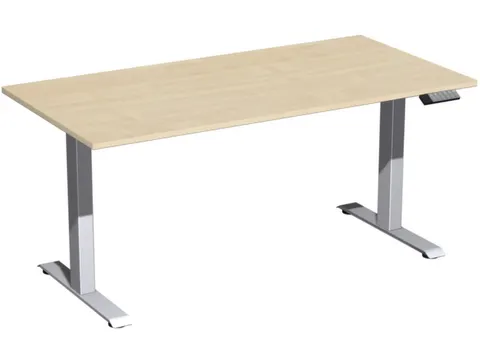 Bureau à hauteur réglable élec. HxlxP 730-1230x1600x800mm