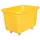 Verrijdbare Rechthoekige Bak 227 Liter Hxbxd 641X902X660Mm Pe Geel