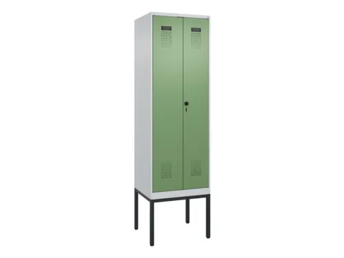 PBM-locker,HxBxD 2120x600x500mm,2vak,vak B 300mm,draaigrendel