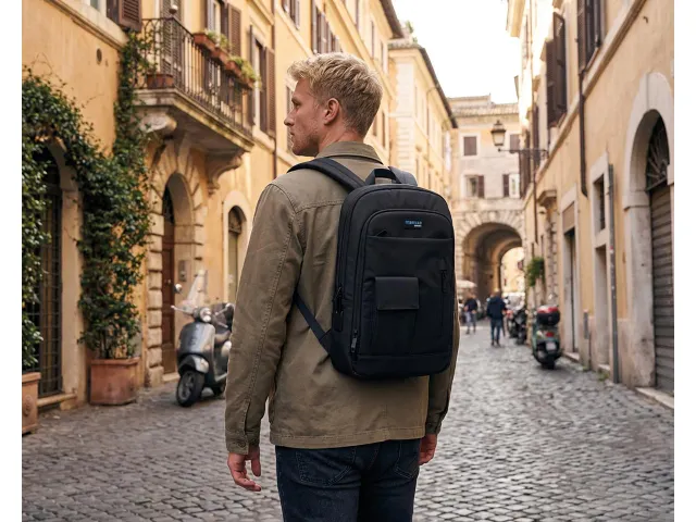 rugzak Rome 9 l 13,3 inch zwart