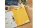 Insteekmap U-model Leitz Cosy harmonica A4 met perforatiestrip PP geel
