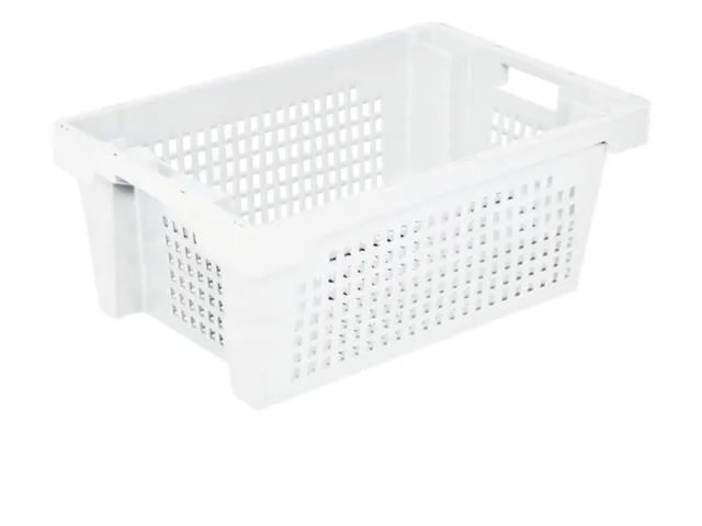 Euronorm Draaistapelbak 250x600x400mm Wit 40l