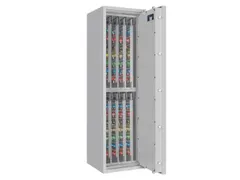 sleutelkluis,HxBxD 1400x400x420mm,896haak,romp RAL7035,front RAL7035