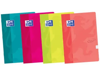 Schrift Oxford school touch A4 72blz ruit 10mm assorti - 1