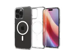 Liquid Crystal iPhone 16 Pro Hoesje MagSafe Back Cover Transparant