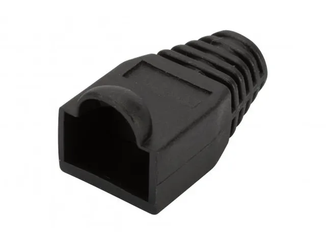 Trekontlastingshuls, voor 8P8C modulaire stekkers, Zwart