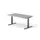 Elektrisch ihv bureau HxBxD 640-1300x1600x900mm blad grijs
