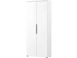dossierkast,HxBxD 1970x810x400mm,4xhouten vloer,5ordnerhoogte,romp wit