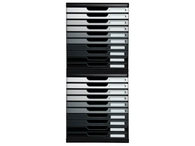 Ladenbox Modulo A4 10 Gesloten Laden Ecoblack Grijs