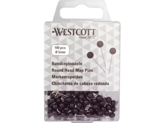 Markeerspelden Westcott ø5mm zwart. kleuren, Ø5mm x 16mm - 1