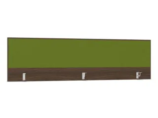 opzetpaneel bureau aanbouw achter NV bruin hickory groen 2000mm - 1